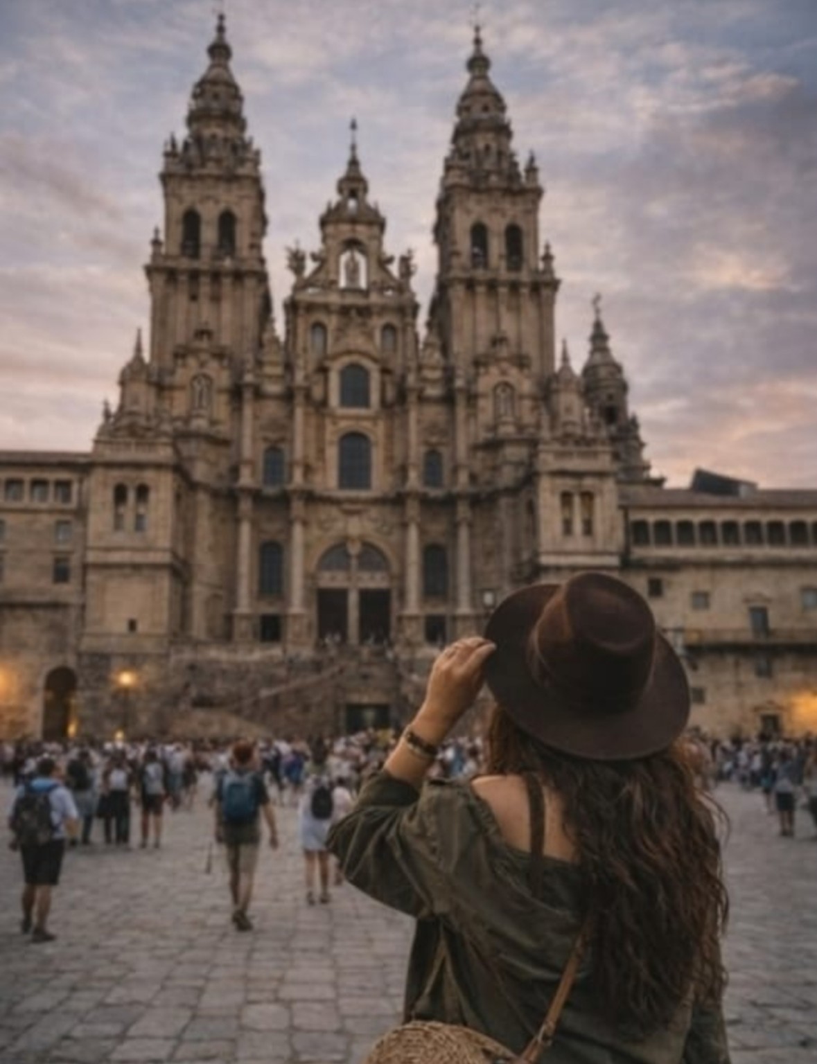 ALENTO ante a Catedral de Santiago de Compostela